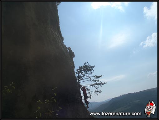 lozere nature via ferrata florac famille