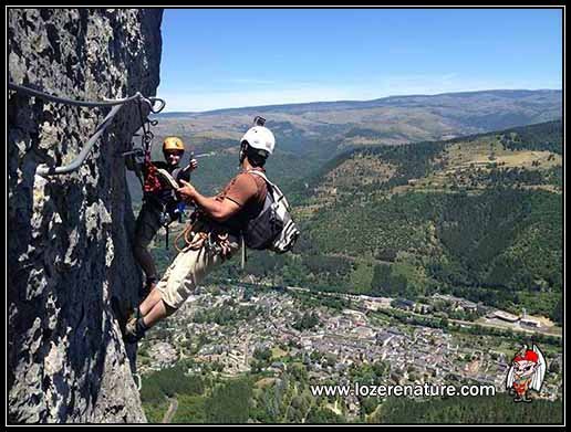 via ferrata florac