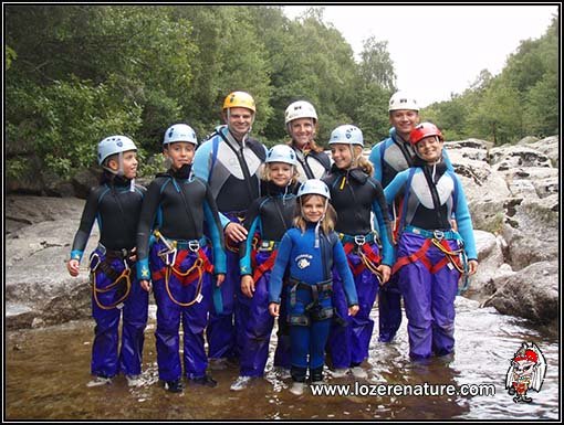 canyon en famille