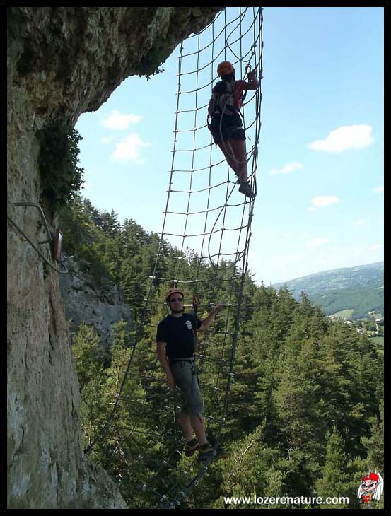 lozere nature via ferrata canourgue